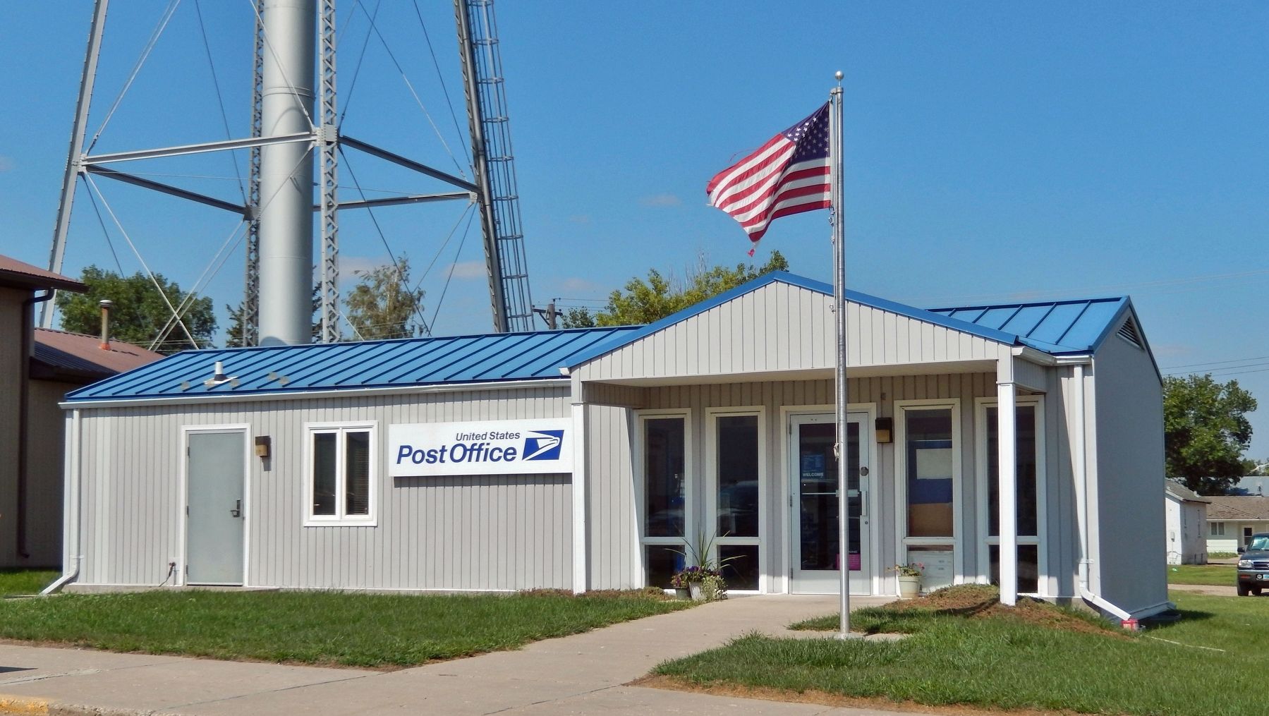 U.S. Post Office, Hazelton, North Dakota image. Click for full size.