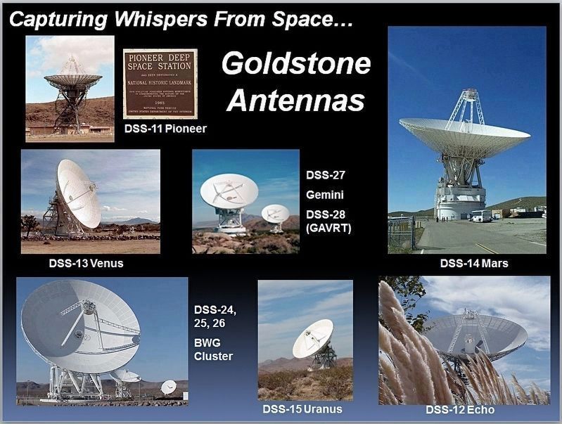 Goldstone Deep Space Antennas image. Click for full size.