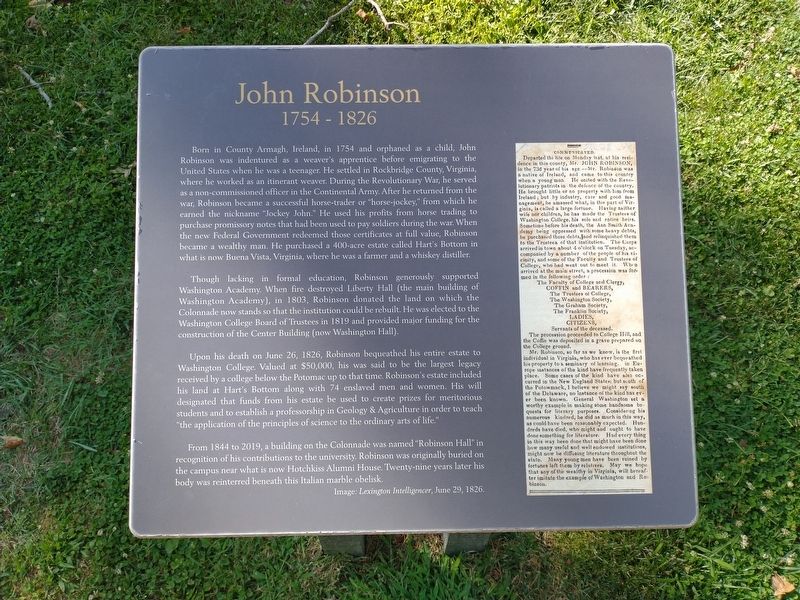 John Robinson Marker image. Click for full size.