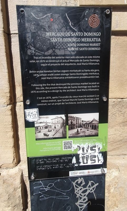 Mercado de Santo Domingo Marker. Click for full size. Mercado de Santo Domingo Marker image. Click for full size.