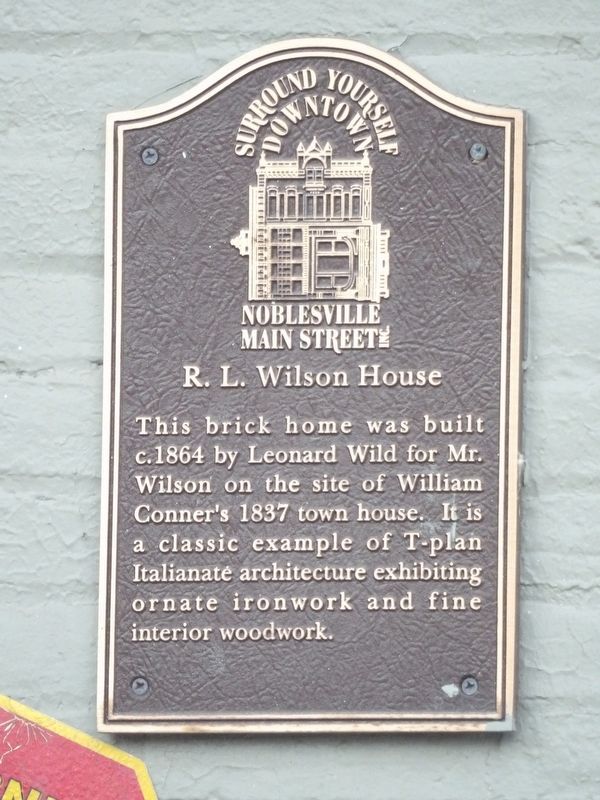 R.L. Wilson House Marker. Click for full size. R.L. Wilson House Marker image. Click for full size.