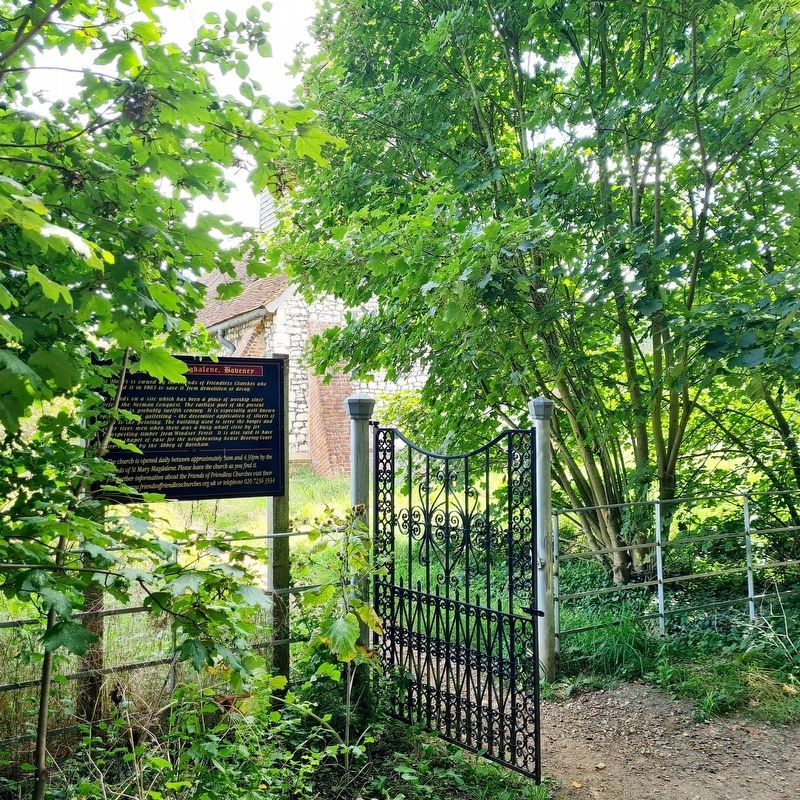 Entrance to St Mary Magdalene, Boveney image. Click for full size.