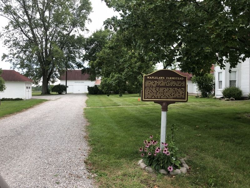 Maplelawn Farmstead Marker image. Click for full size.