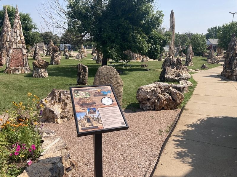 Petrified Wood Marker image. Click for full size.
