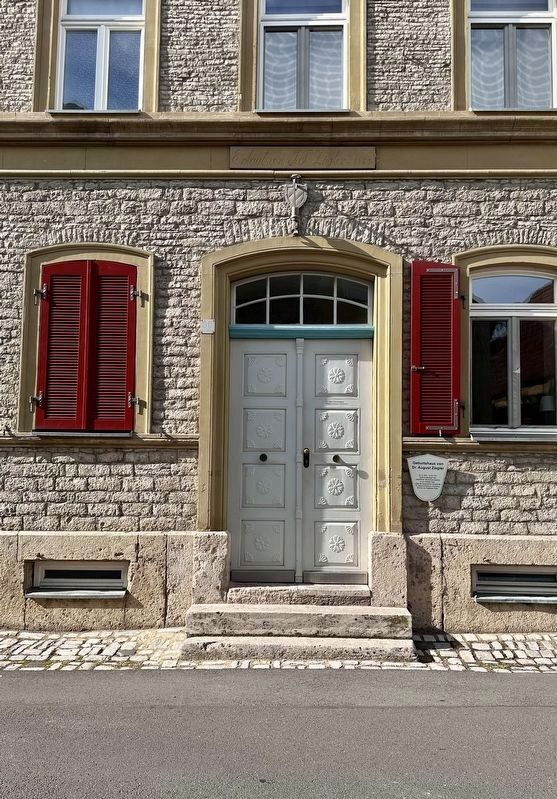 Birthplace of Dr. August Ziegler Marker image. Click for full size.