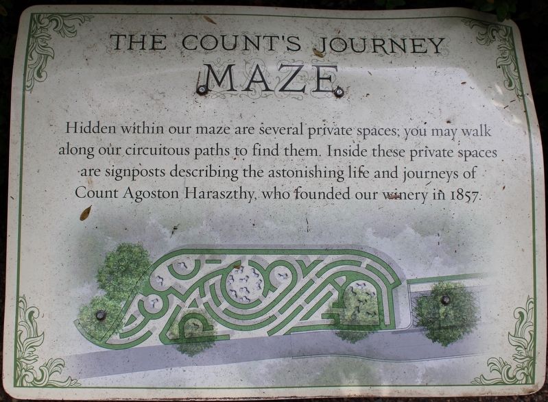 The Count's journey Maze Marker. Click for full size. The Count's journey Maze Marker image. Click for full size.