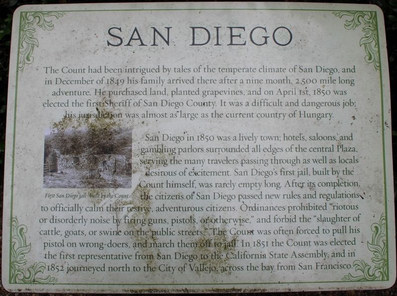 San Diego Marker image. Click for full size.