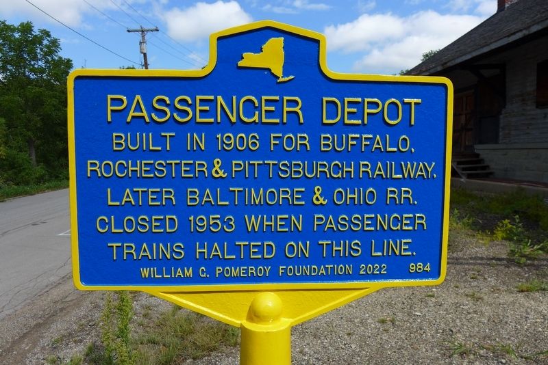 Passenger Depot Marker. Click for full size. Passenger Depot Marker image. Click for full size.