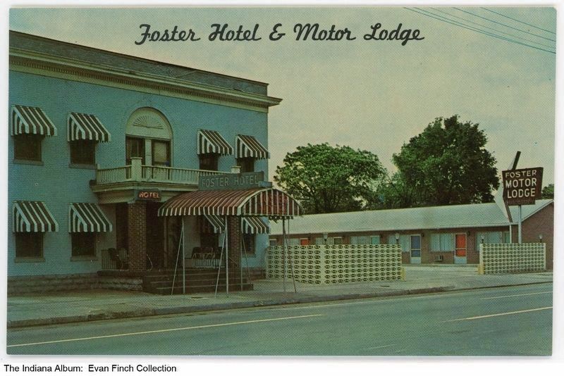 Foster Hotel and Motor Lodge Postcard image. Click for full size.