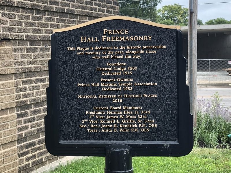 Prince Hall Freemasonry Marker image. Click for full size.