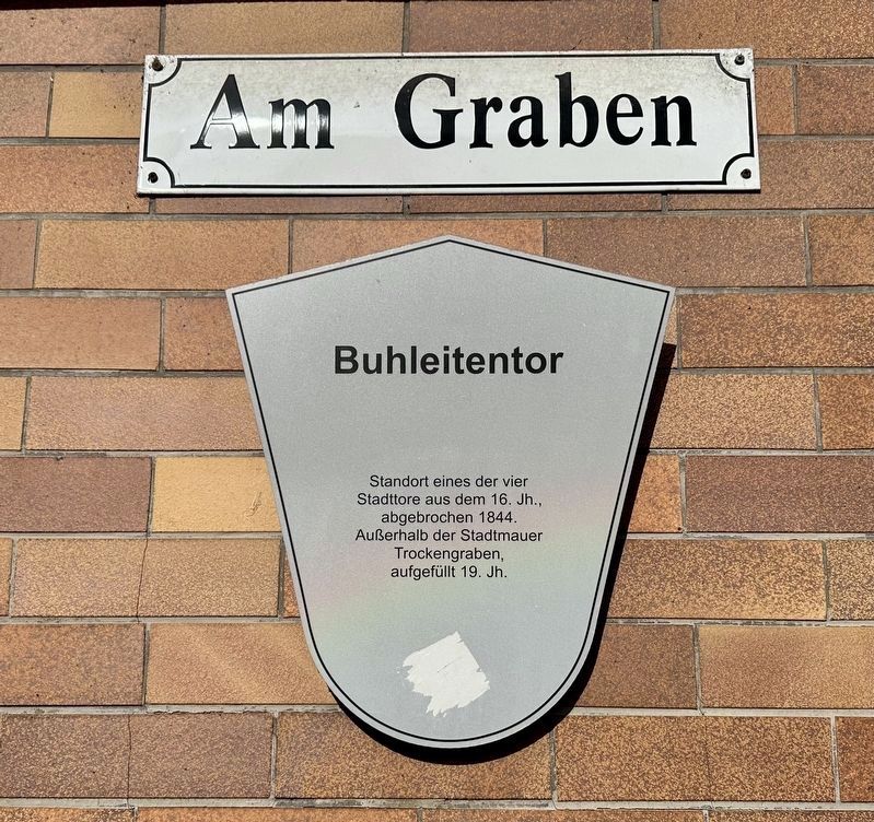 Buhleitentor / �Buhleiten� Gate Marker image. Click for full size.
