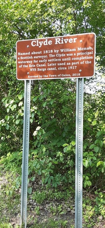 Clyde River Marker. Click for full size. Clyde River Marker image. Click for full size.