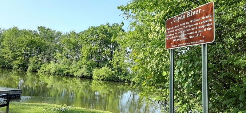 Clyde River Marker. Click for full size. Clyde River Marker image. Click for full size.