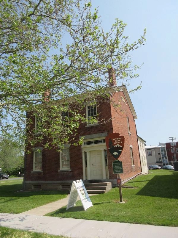 The house where the marker stands. Click for full size. The house where the marker stands image. Click for full size.