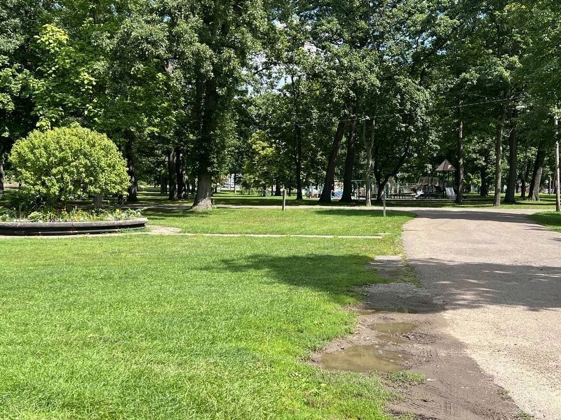 Nimisilla Park Marker Missing. Click for full size. Nimisilla Park Marker Missing image. Click for full size.