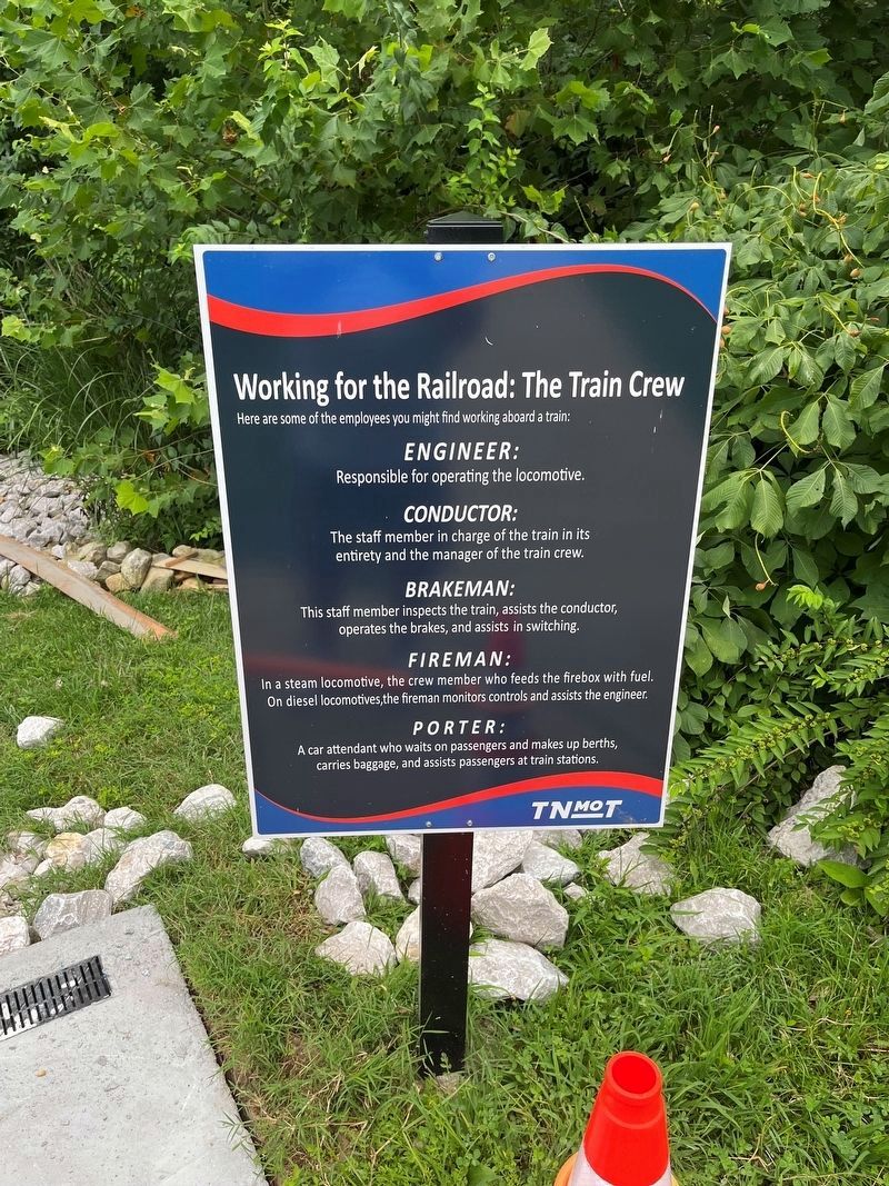 Working on the Railroad: The Train Crew Marker image. Click for full size.