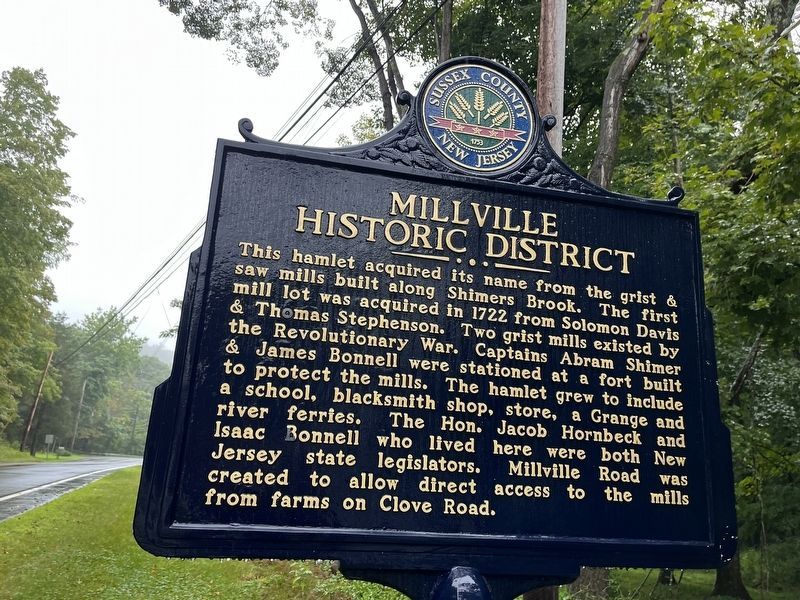 Millville Historic District Marker image. Click for full size.