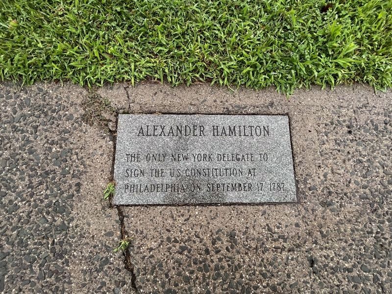 Alexander Hamilton Marker image. Click for full size.