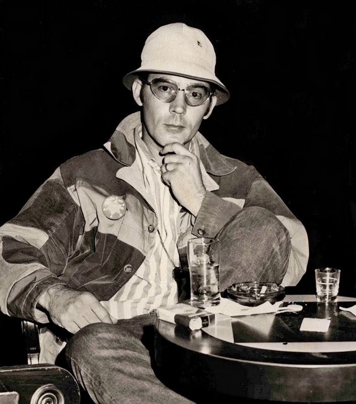 Hunter Thompson. Click for full size. Hunter Thompson image. Click for full size.