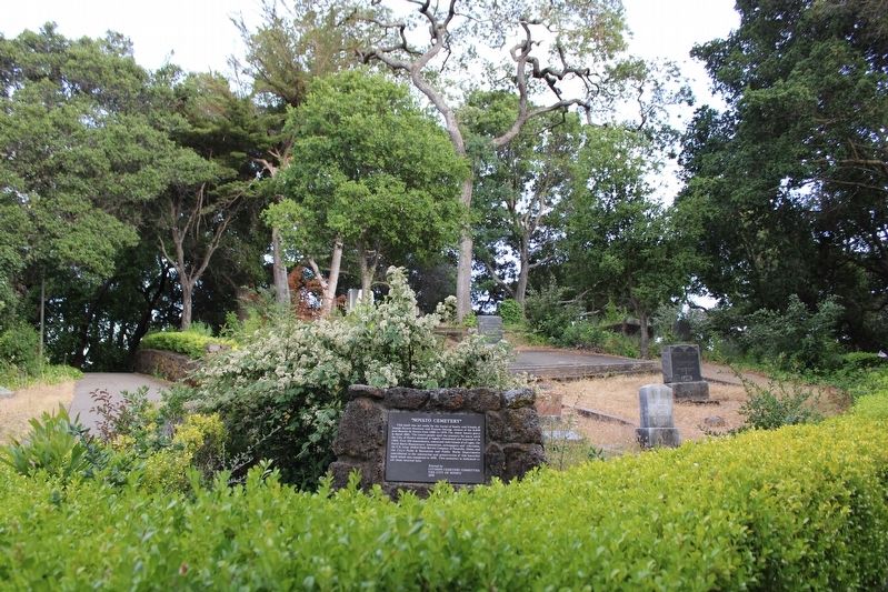 Novato Cemetery Marker image. Click for full size.