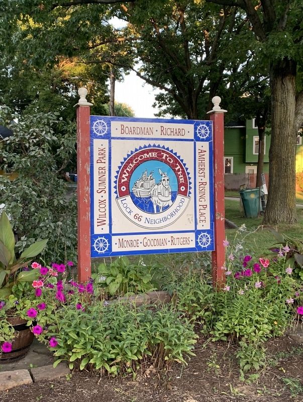 Lock 66 Neighborhood Marker. Click for full size. Lock 66 Neighborhood Marker image. Click for full size.