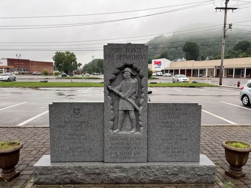 Port Jervis Fire Department Marker image. Click for full size.