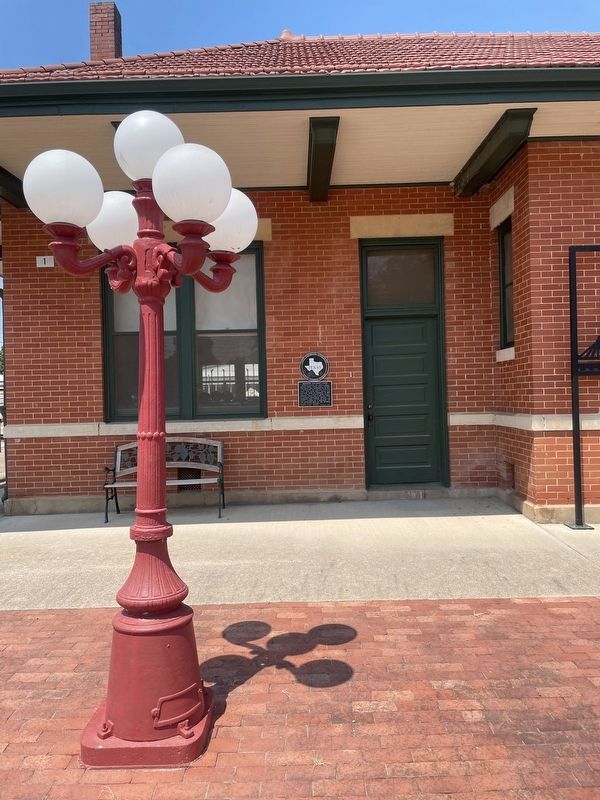 Granbury Railroad Depot Marker. Click for full size. Granbury Railroad Depot Marker image. Click for full size.