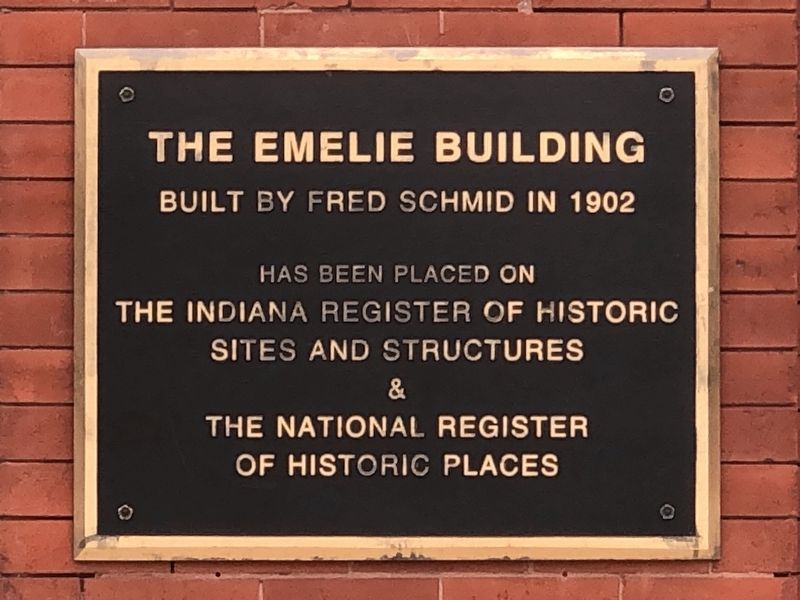 The Emelie Building Marker image. Click for full size.