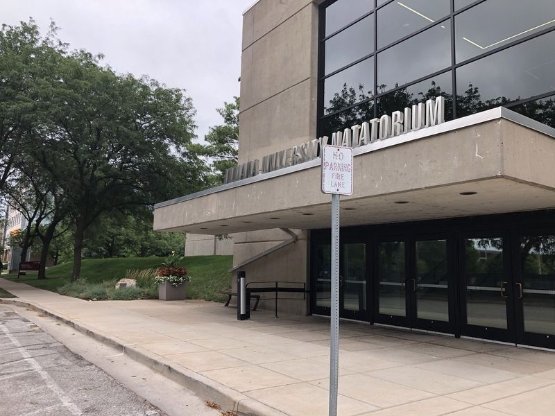 Normal College of the American Gymnastics Union Marker. Click for full size. Normal College of the American Gymnastics Union Marker image. Click for full size.