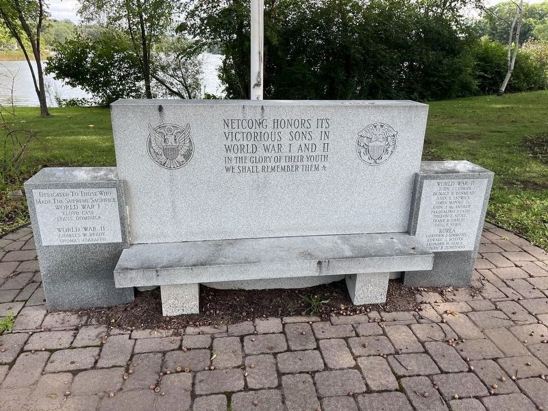 World War I, II and Korean War Memorial Marker image. Click for full size.