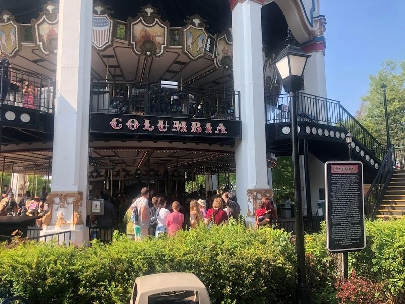 Columbia Carousel and Marker image. Click for full size.