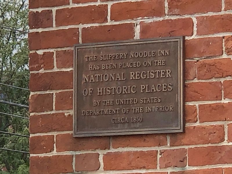 The Slippery Noodle Inn Marker. Click for full size. The Slippery Noodle Inn Marker image. Click for full size.
