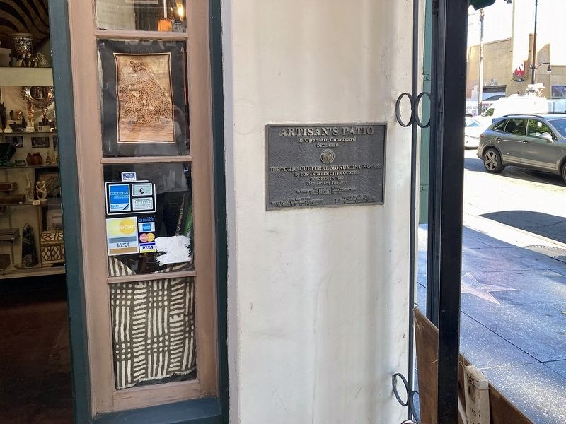 Artisan’s Patio Marker. Click for full size. Artisan’s Patio Marker image. Click for full size.