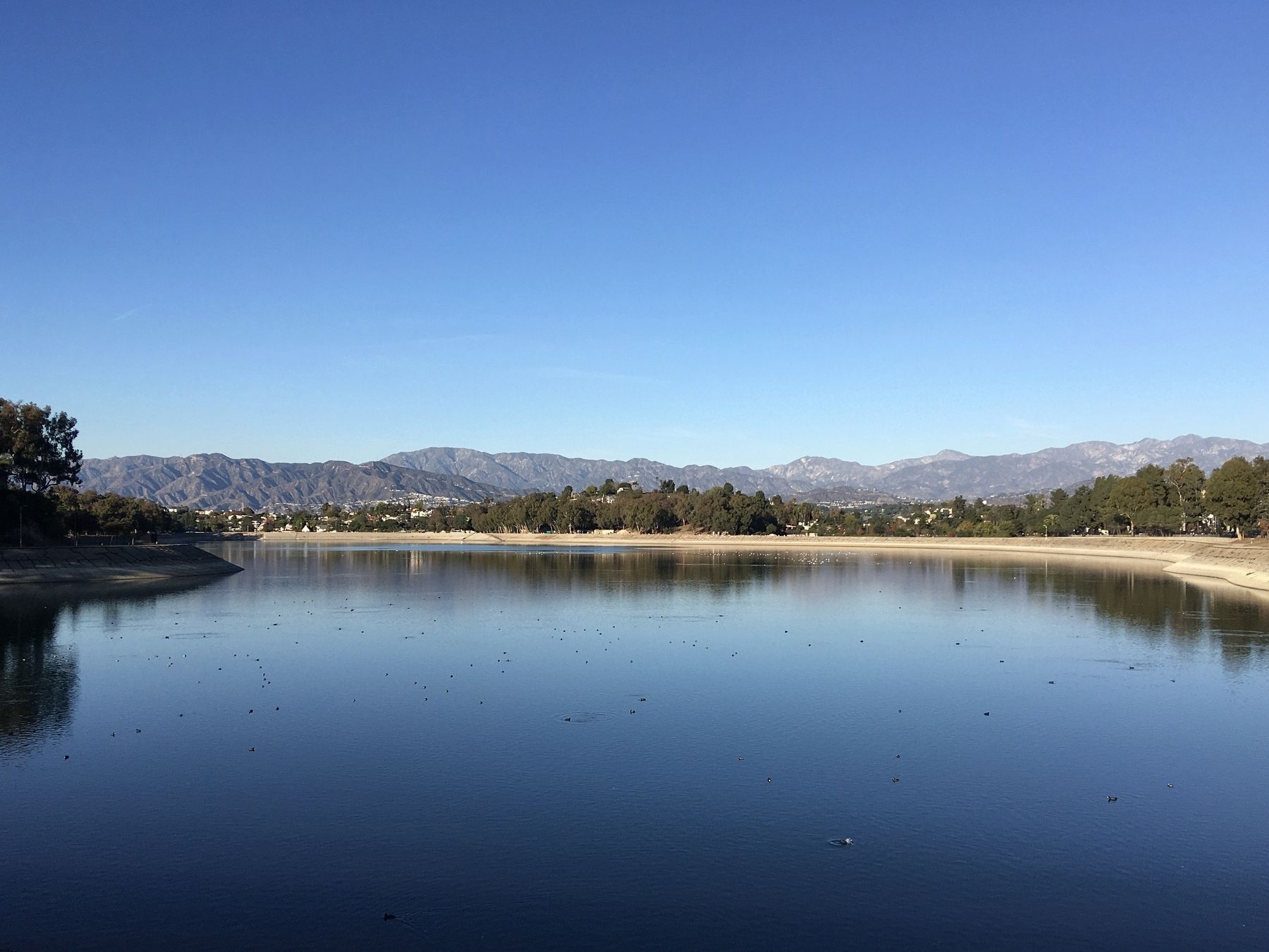 Silver Lake Reservoir. Click for full size. Silver Lake Reservoir image. Click for full size.