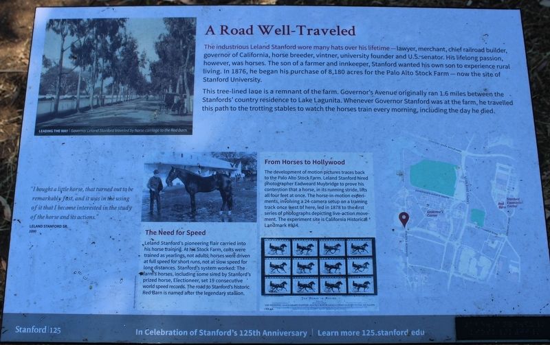 A Road Well Traveled Marker image. Click for full size.