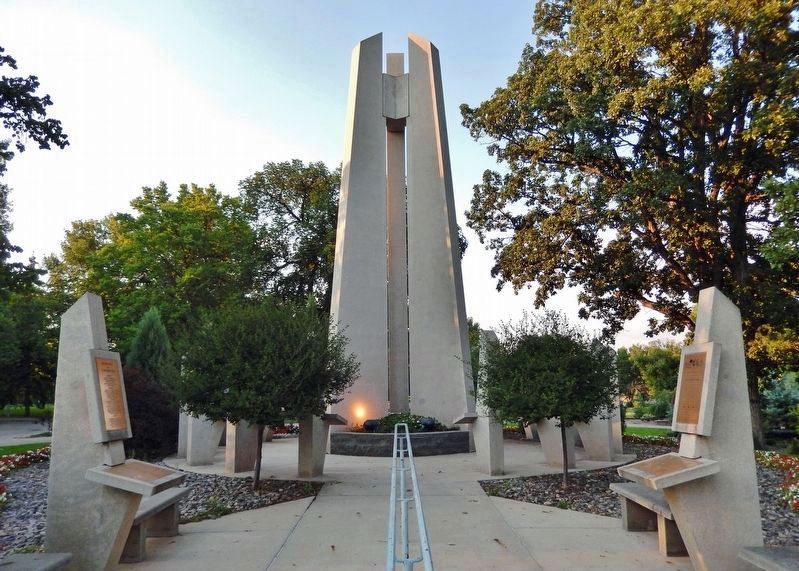 North Dakota Medal of Honor Memorial. Click for full size. North Dakota Medal of Honor Memorial image. Click for full size.