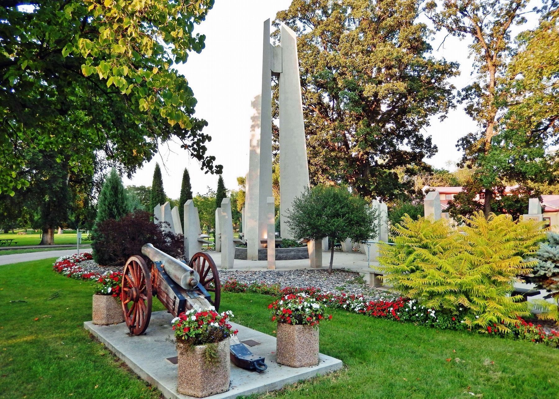 North Dakota Medal of Honor Memorial (<i>southwest elevation</i>). Click for full size. North Dakota Medal of Honor Memorial (<i>southwest elevation</i>) image. Click for full size.
