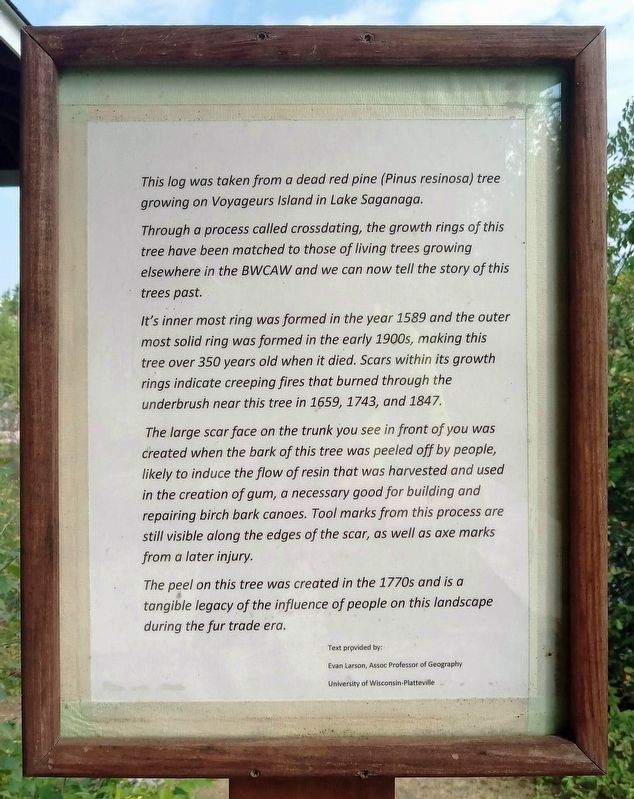 This Log Marker. Click for full size. This Log Marker image. Click for full size.