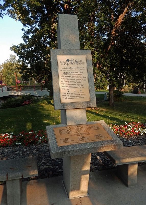 Lt. Colonel Theodore Roosevelt Marker. Click for full size. Lt. Colonel Theodore Roosevelt Marker image. Click for full size.