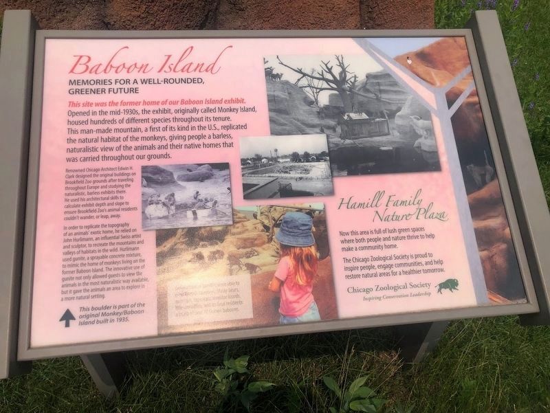 Baboon Island Marker. Click for full size. Baboon Island Marker image. Click for full size.