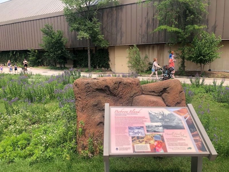 Baboon Island Marker. Click for full size. Baboon Island Marker image. Click for full size.