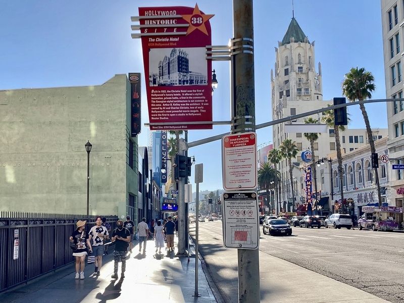 The Christie Hotel Marker. Click for full size. The Christie Hotel Marker image. Click for full size.