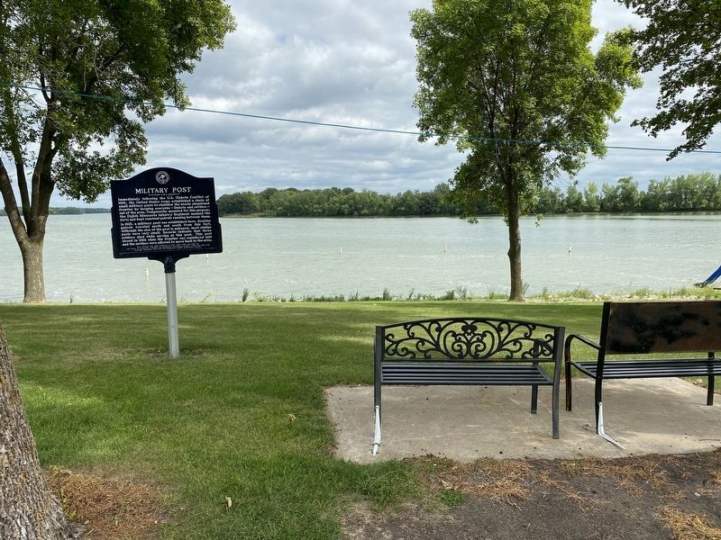 Military Post Marker image. Click for full size.