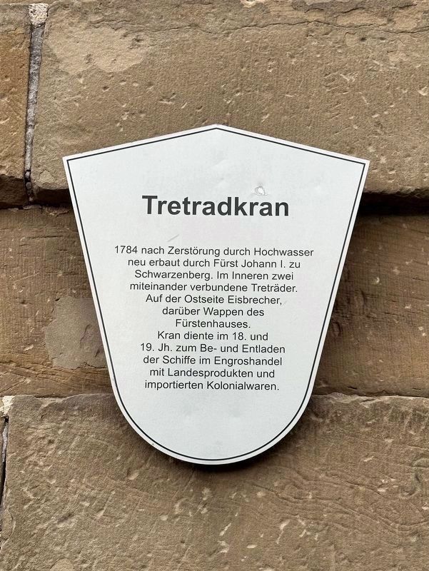 Tretradkran / Pedal Crane Marker image. Click for full size.