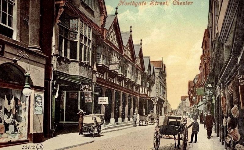 Northgate Street (mentioned on marker) image. Click for full size.