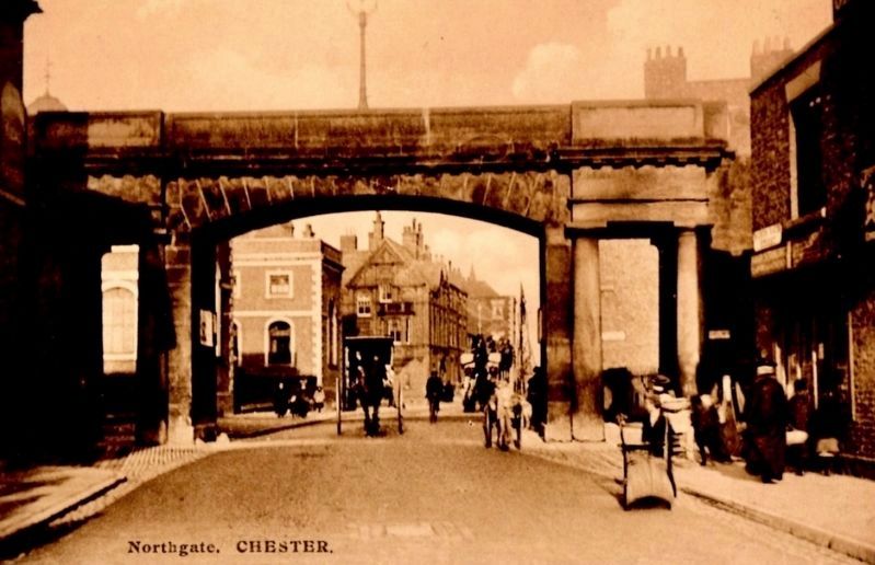 Northgate (mentioned on marker) image. Click for full size.