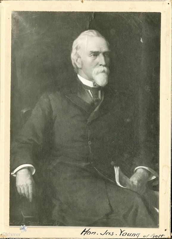 The Honourable James Young ca 1900 image. Click for full size.