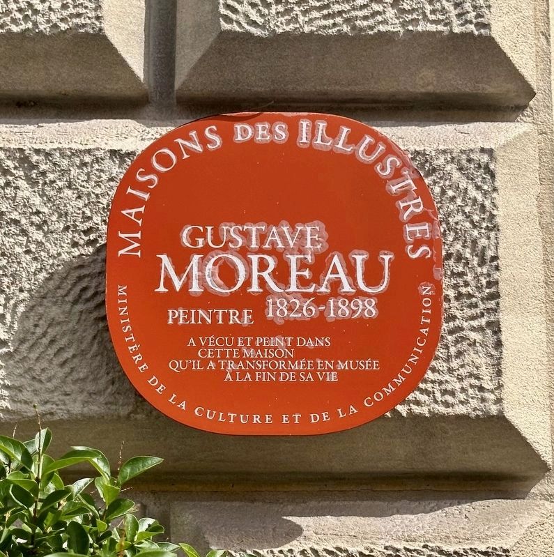 Gustave Moreau Marker. Click for full size. Gustave Moreau Marker image. Click for full size.