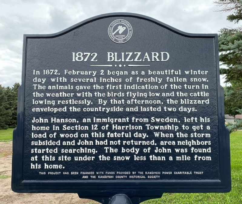 1872 Blizzard Marker image. Click for full size.