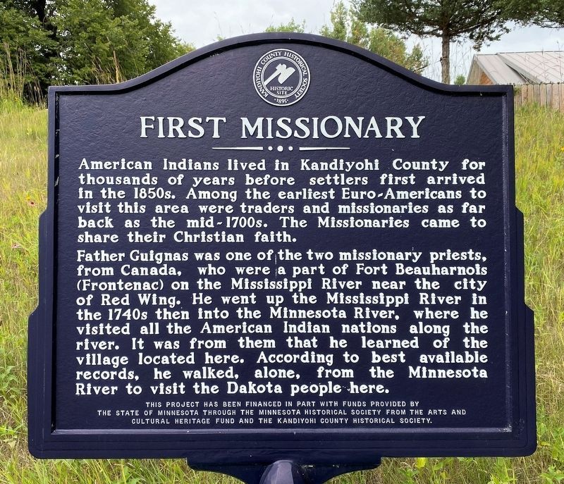 First Missionary Marker image. Click for full size.